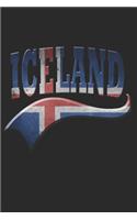 Iceland Notebook: Iceland Notebook - college book - diary - journal - booklet - memo - composition book - 120 sheets - Dot Grid paper 6x9 inch