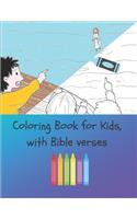 Coloring Book for Kids, with Bible verses