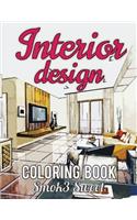 Interior Design Coloring Book