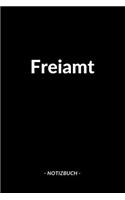 Freiamt: Notizblock - Notizbuch - DIN A5, 120 Seiten - Liniert, Linien, Lined - Notizen, Termine, Planer, Tagebuch, Organisation - Deine Stadt, Dorf, Region 