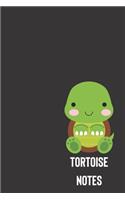 tortoise notes: small lined Woodland Animals Notebook / Travel Journal to write in (6'' x 9'') 120 pages