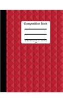 Red Composition Book 200 Sheet/400 Pages 8.5 X 11 In.-Wide Ruled