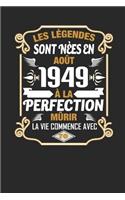 Les Légendes Sont Nèes En Août 1949 À La Perfection Mûrir La Vie Commence Avec 70