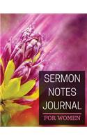 Sermon notes Journal for women