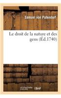 Droit de la Nature Et Des Gens