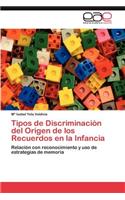 Tipos de Discriminación del Origen de los Recuerdos en la Infancia