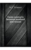 Farm Contracts Between Landlord and Tenant