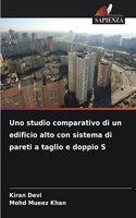 Uno studio comparativo di un edificio alto con sistema di pareti a taglio e doppio S