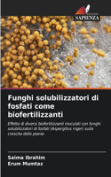 Funghi solubilizzatori di fosfati come biofertilizzanti