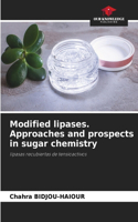 Modified lipases. Approaches and prospects in sugar chemistry
