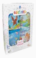 Baby's First Cloth Book Set of 4 | Premium Soft Fabric Books for Infants | Safe, Colorful & Educational Baby Books | Perfect Gift for Newborns & Toddlers