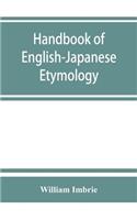 Handbook of English-Japanese etymology