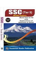 SSC (Tier II) Model Papers Mock Test 31-40 With Explanations of Solutions in Detail Maths Hindi