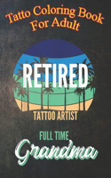 Tatto Coloring Book For Adult