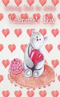 Coloring Book for Adults. Valentines Day.