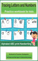 Tracing Letters and Numbers Alphabet ABC print Handwriting Practice workbook for kids
