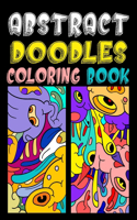 Abstract doodles coloring book