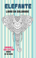 Libro da colorare - Meno di 10 euro - Animali dello zoo - Elefante
