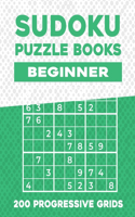 Sudoku Puzzle Books Beginner: Elevate Your Skills with 200 Incremental Challenges