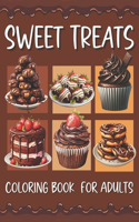 Sweet Treats Coloring Book For Adult