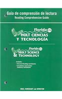 Florida Holt Ciencias y Tecnologia Guia de Comprension de Lectura/Florida Holt Science & Technology Reading Comprehension Guide: Nivel Verde/Level Green