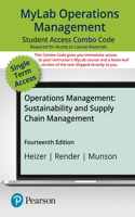 Mylab Operations Management with Pearson Etext -- Combo Access Card -- For Operations Management
