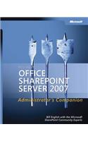 Microsoft(r) Office Sharepoint(r) Server 2007 Administrator's Companion