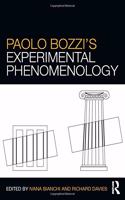 Paolo Bozzi’s Experimental Phenomenology