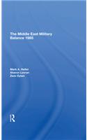 The Middle East Military Balance 1985