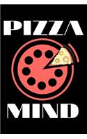 Pizza mind: Notebook (Journal, Diary) for pizza lovers, Peace of mind pun - 120 lined pages to write in