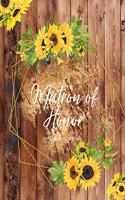 Matron of Honor Planner Notebook