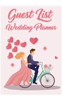 Guest List Wedding Planner: Names, addresses, emails, gift and thank you note prompts.