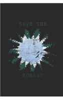 Save the Forest: Birds Notebook, Blank Lined (6 X 9 - 120 Pages) Animal Themed Notebook for Daily Journal, Diary, and Gift