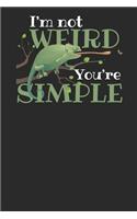 I'm Not Weird You're Simple