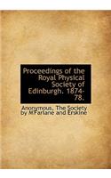 Proceedings of the Royal Physical Society of Edinburgh. 1874-78.