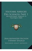 Histoire Abregee Des Sciences Part 1