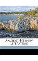 Ancient Hebrew Literature Volume 4
