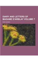 Diary and Letters of Madame D'Arblay Volume 7