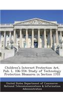 Children's Internet Protection Act, Pub. L. 106-554