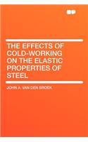 The Effects of Cold-Working on the Elastic Properties of Steel