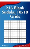 216 Blank Sudoku 10x10 Grids