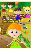 Lined Paper For Kindergarten