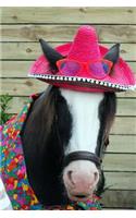 A Charming Horse in a Cute Pink Hat Says Hello Journal