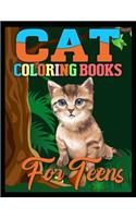 cat coloring books for Teens