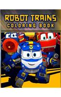 Robot Trains Coloring Book
