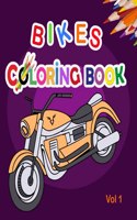 Bikes Coloring Book