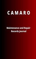CAMARO Maintenance and Repair Records Journal