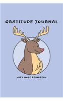 Red Nose Reindeer Gratitude and Affirmation Journal: Kids Children Journal with Affirmation Writing Drawing Act of Kindness Prompts For Boys Girls Ages 8 9 10 11 12 13 14 Year Old