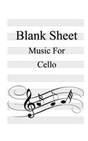 Blank Sheet Music For Cello