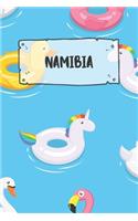 Namibia: Ruled Travel Diary Notebook or Journey Journal - Lined Trip Pocketbook for Men and Women with Lines